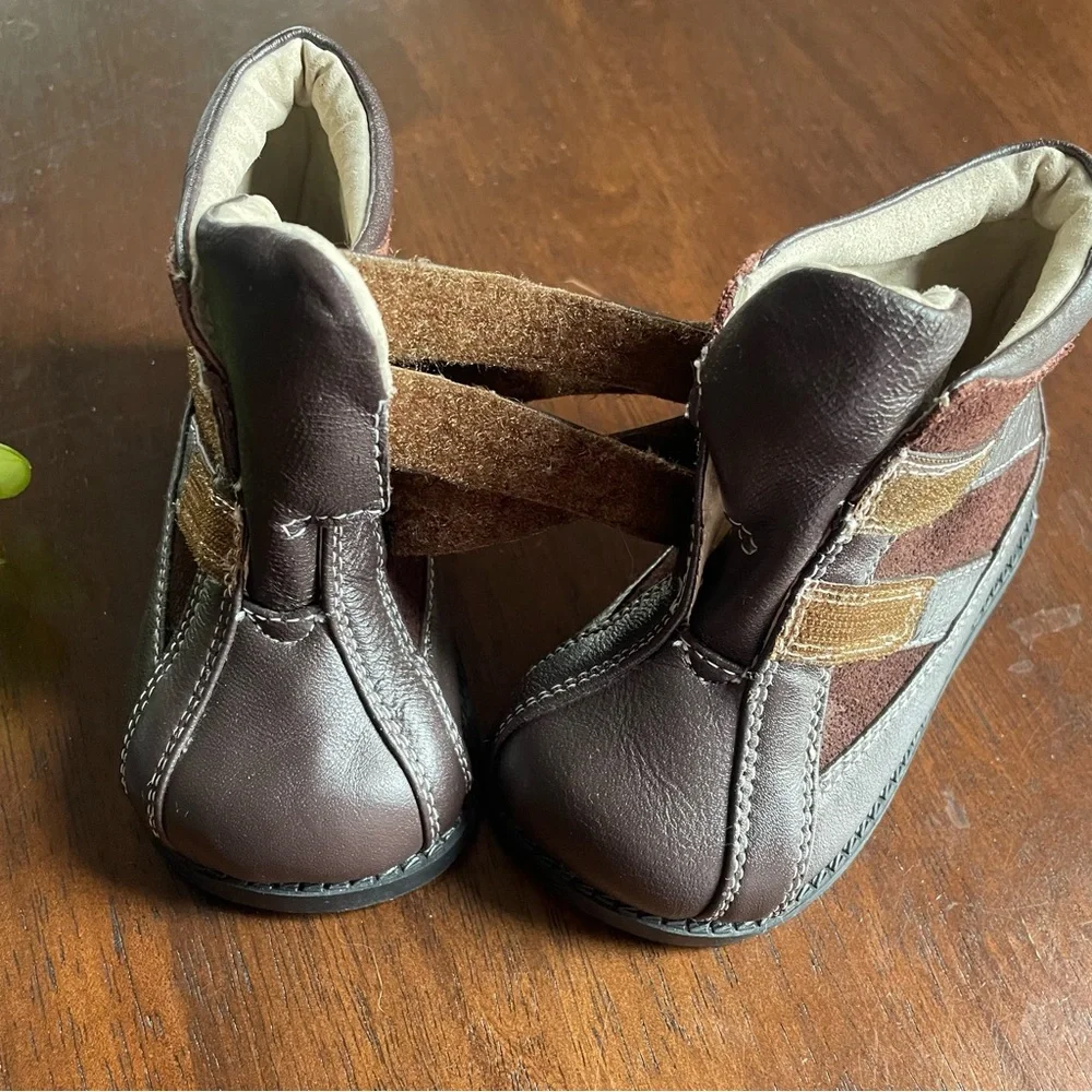 See Kai Run Rocky Brown Boots Toddler Boy Size 5